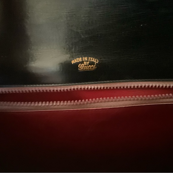 Vintage Gucci Lady Lock Top Handle bag with inset stripe - Picture 6 of 8